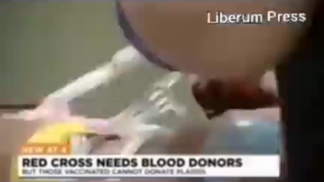 Cruz Vermelha: " vacinados C19 não podem doar sangue"