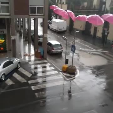 Beautiful Rainy day in Italy