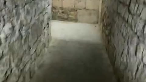 This is the toilet of a medieval castle