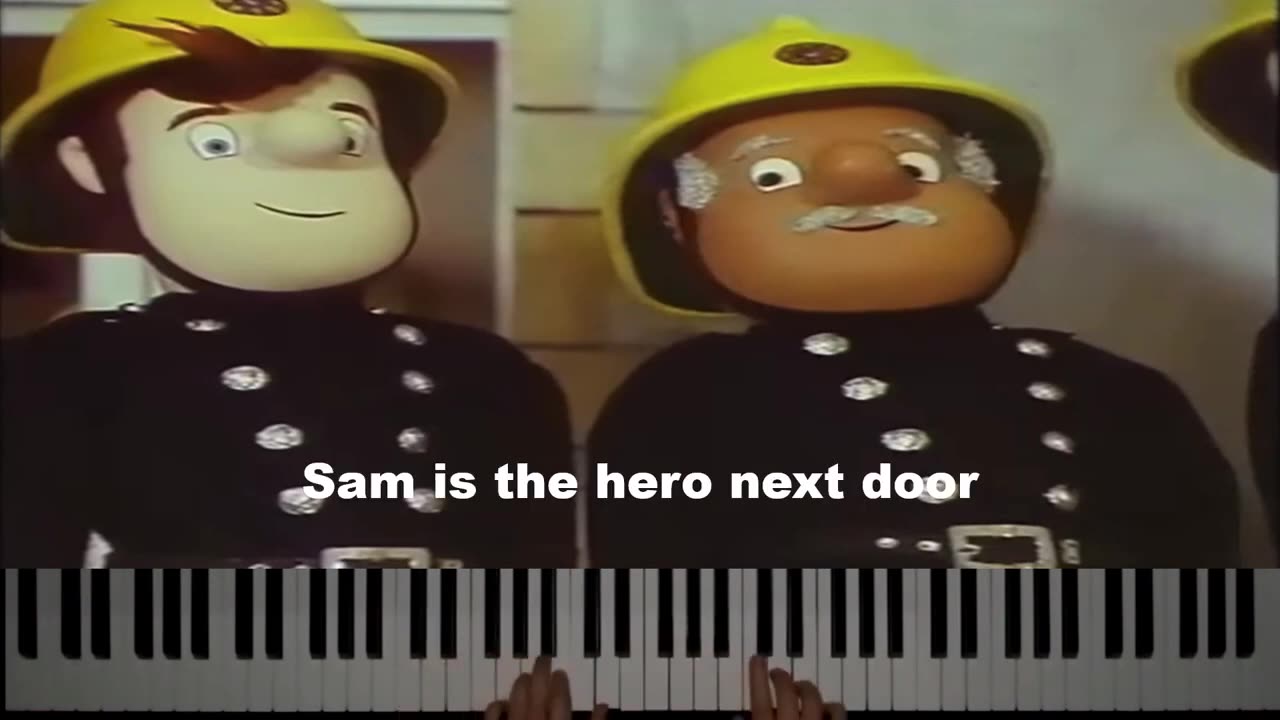 Fireman Sam Theme on Piano