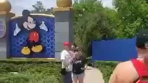 Daily rallies ongoing in Orlando by Patriots bringing attention & exposing Disney’s pedophilia den