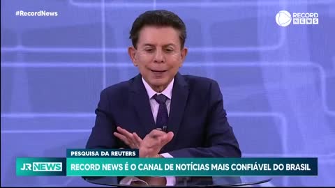 Record News é o canal de notícias mais confiável do Brasil, segundo pesquisa da Reuters