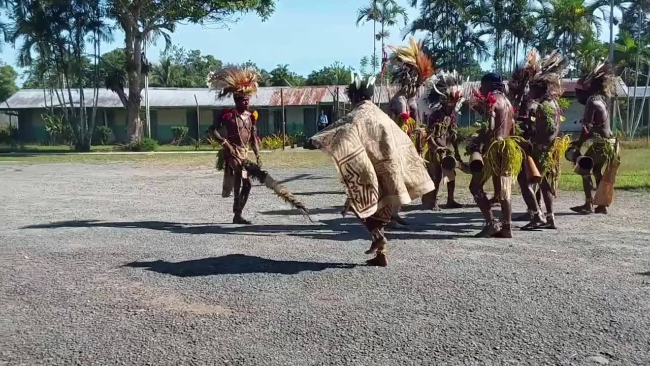 Traditional dancers of Papua New Guinea