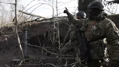 Ukrainian soldiers patrol Donetsk front line region with armoured vehicles_3