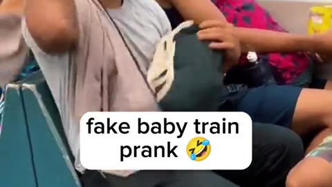 Fake baby in trani Prank. very funny