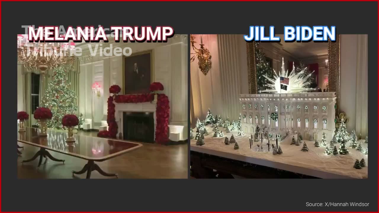 “Sums Up the Biden Administration”: WH Christmas Decorations Draw Backlash on Social Media [WATCH]