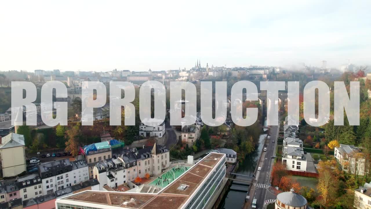 4K AERIAL VIEW OF LUXEMBOURG