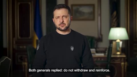 Zelensky: Both generals replied - do not withdraw and reinforce Bakhmut