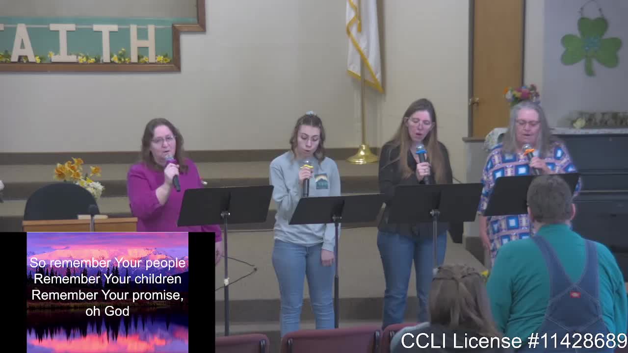Moose Creek Baptist Church sings “Your Grace is Enough“ During Service 3-13-2022