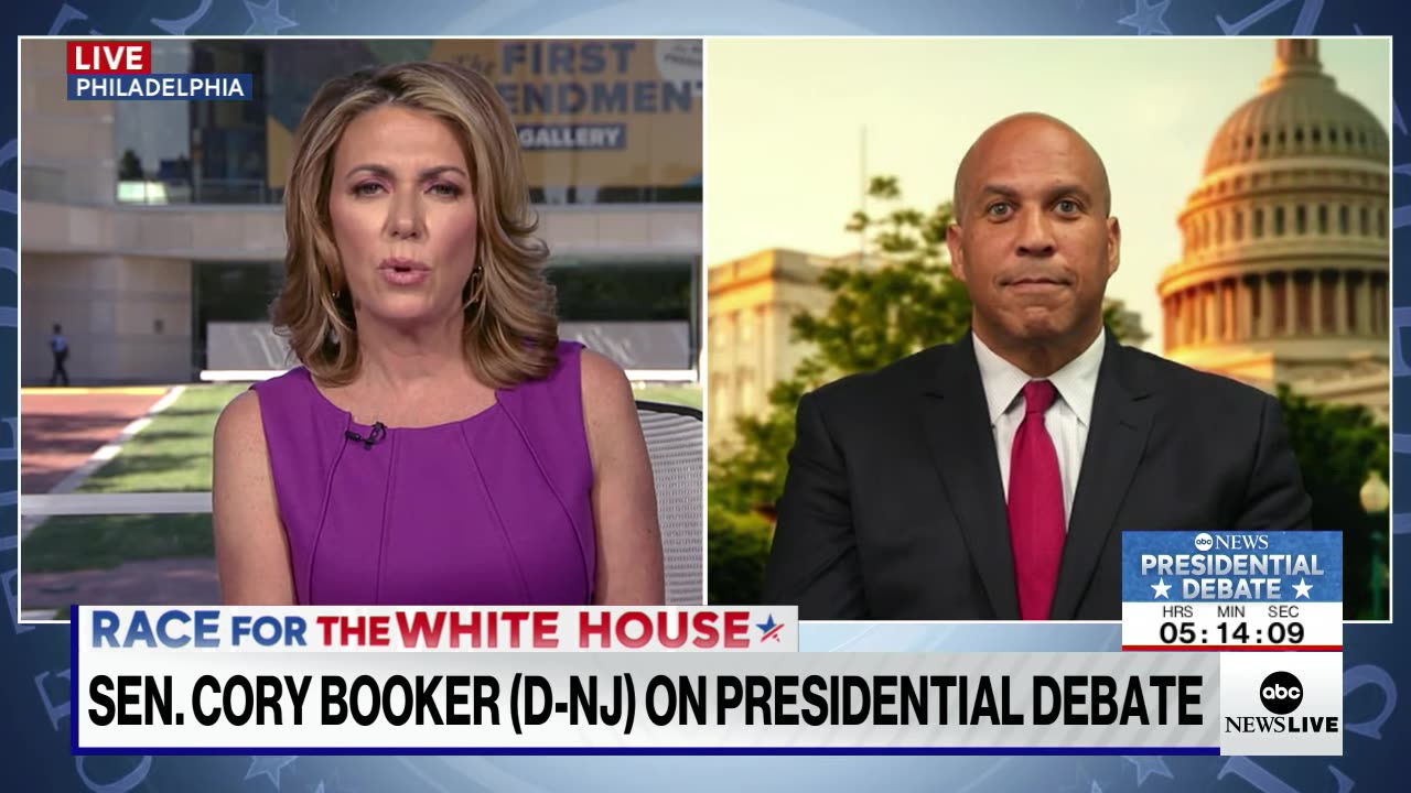 Sen. Cory Booker on tonight's debate