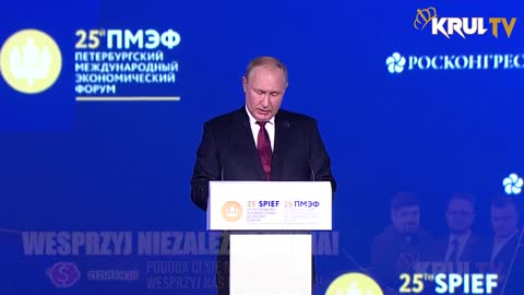 Rosja wchodzi w NOWY PORZĄDEK ŚWIATOWY! Przemówienie W. Putina na Forum Ekonomicznym (po polsku)