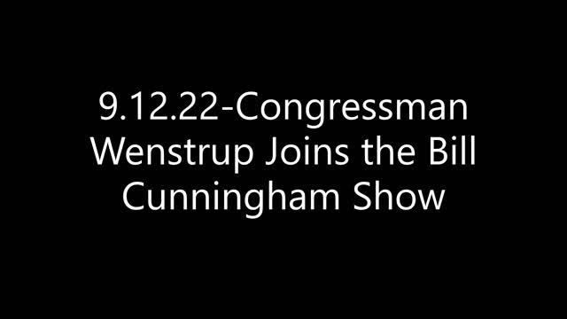 Wenstrup Joins The Bill Cunningham Show to discuss National Security + Defense in the Post 9/11 Era