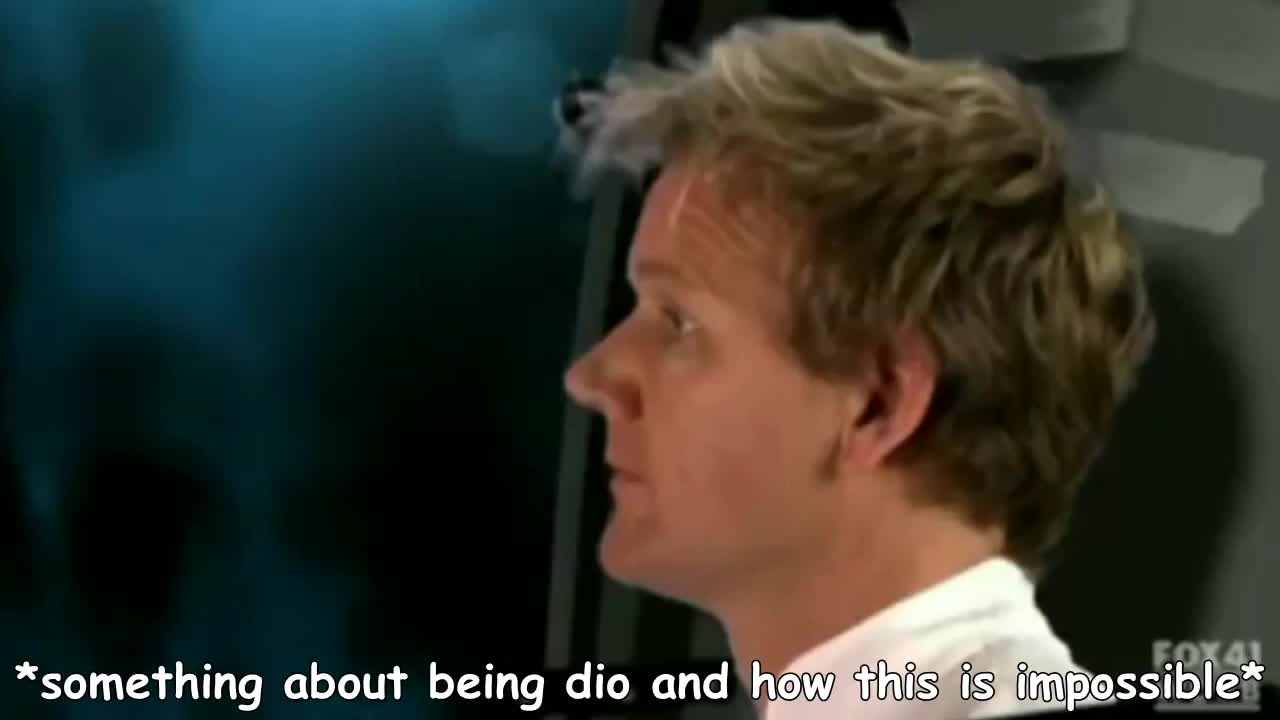 Gordon Ramsay vs DIO meme