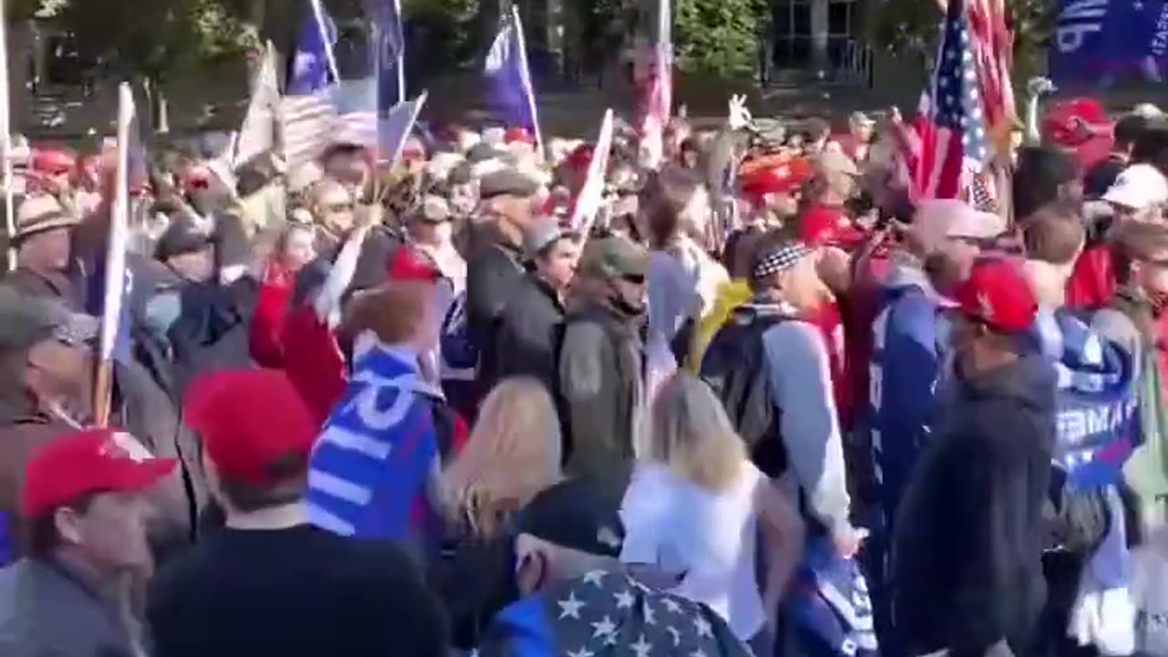 President Donald Trump supporters at the Miami courthouse