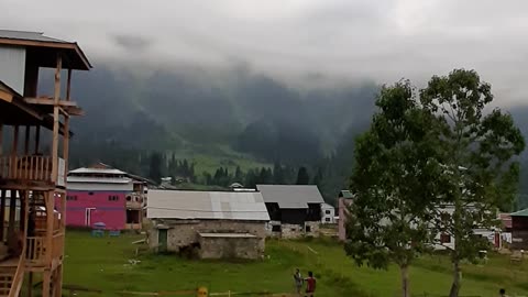 Morning View of ArangKel, Azad Kashmir, Pakistan