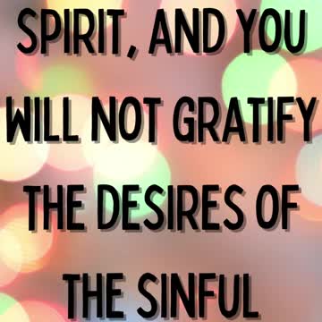 Galatians 5:16 #shorts #ytshorts #scripture #today