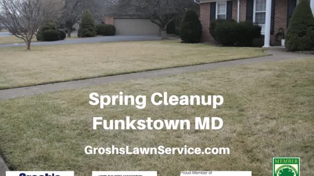 Spring Cleanup Funkstown MD Lawn Mowing Service Video