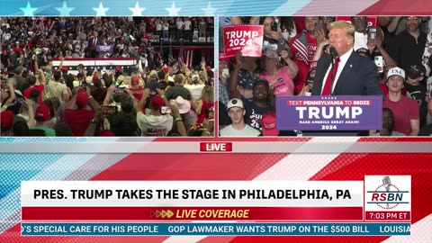 FULL SPEECH: President Trump Holds a MAGA Rally in Philadelphia - 6/22/24