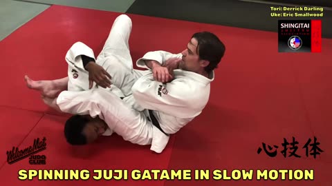 Spinning Juji Gatame in Slow Motion