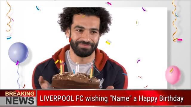 LIVERPOOL FC Players wishing you a Happy Birthday