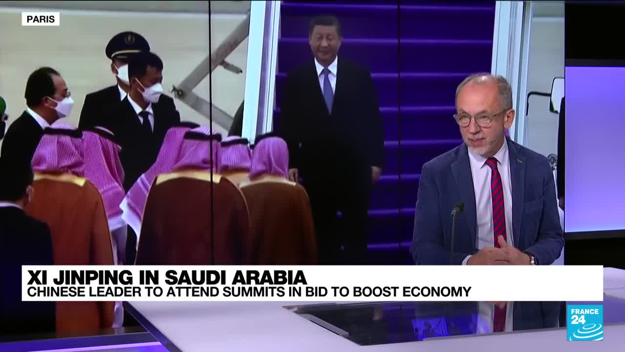 China's Xi Jinping arrives in Saudi Arabia for energy-focused visit • FRANCE 24 English