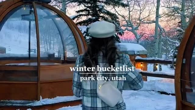winter bueketlist park city, utah