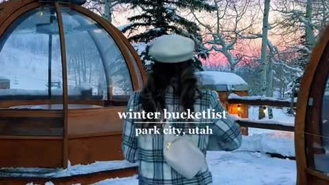 winter bueketlist park city, utah