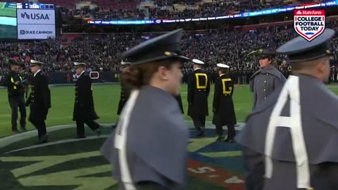 The 2024 Army-Navy service academies exchange; a tradition that started in 1945.