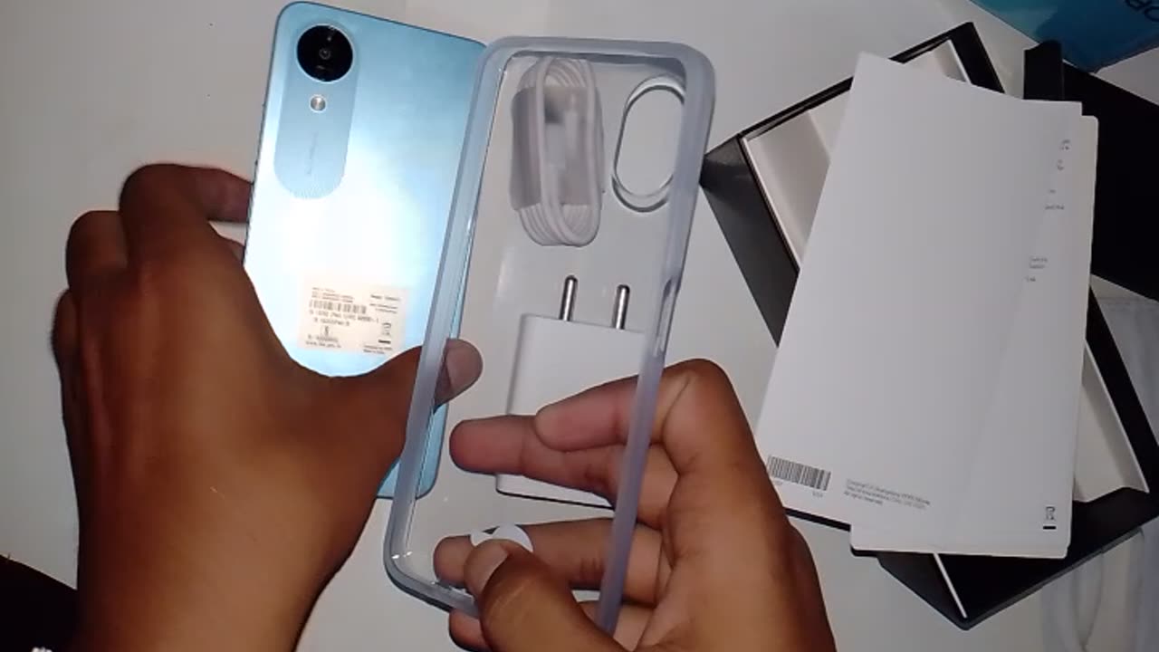 Unboxing of new phone