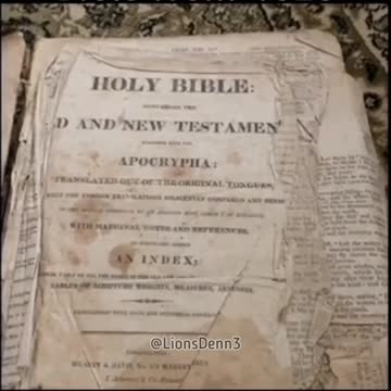 Bible from 1829