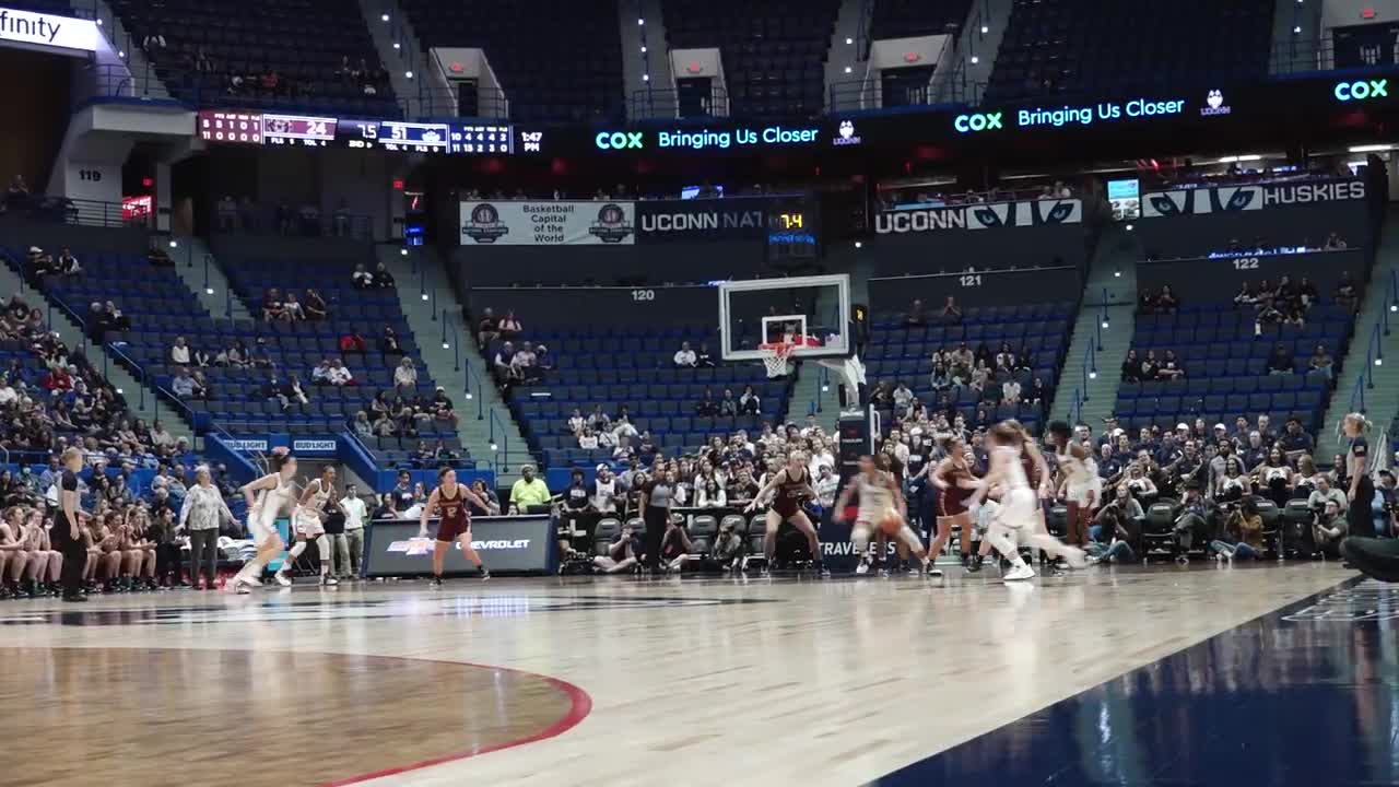 UConn Women's Basketball team defeats Kutztown in their first exhibition game of the season.