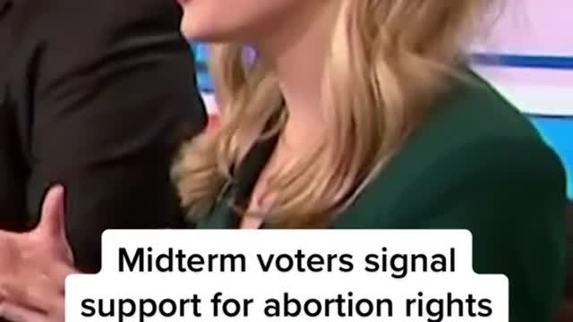 Midterm voters signal support for abortion rights