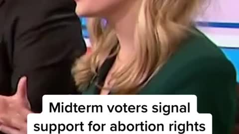 Midterm voters signal support for abortion rights