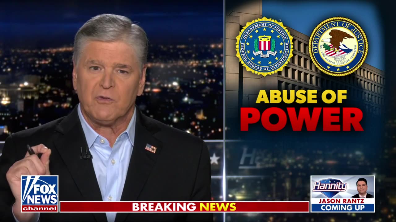 This scandal extends to the highest levels of the FBI and DOJ: Hannity