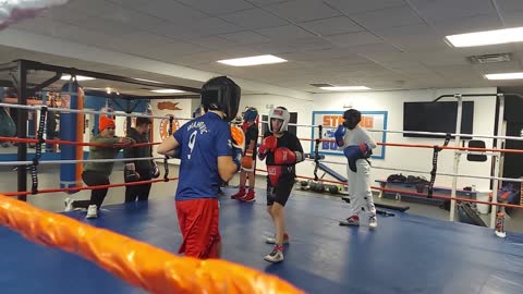 Joey sparring Patrick 12/6/22