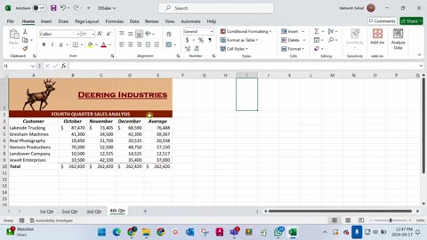 Excel Level 01 | Chapter 06 | Assessment 02