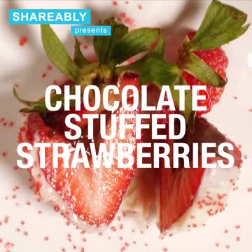 Chocolate Stuffed Strawberries