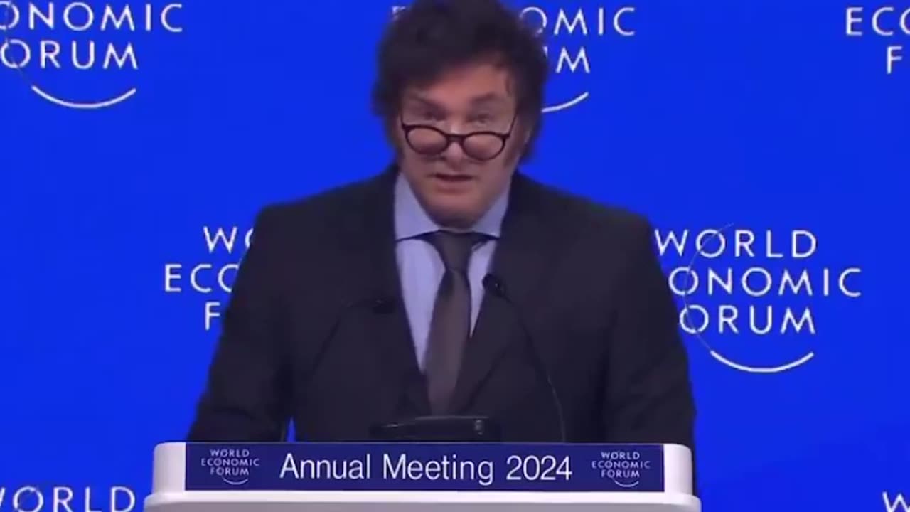 Davos Javier Milei Destroys Socialism Right In Front Of Davos Elites