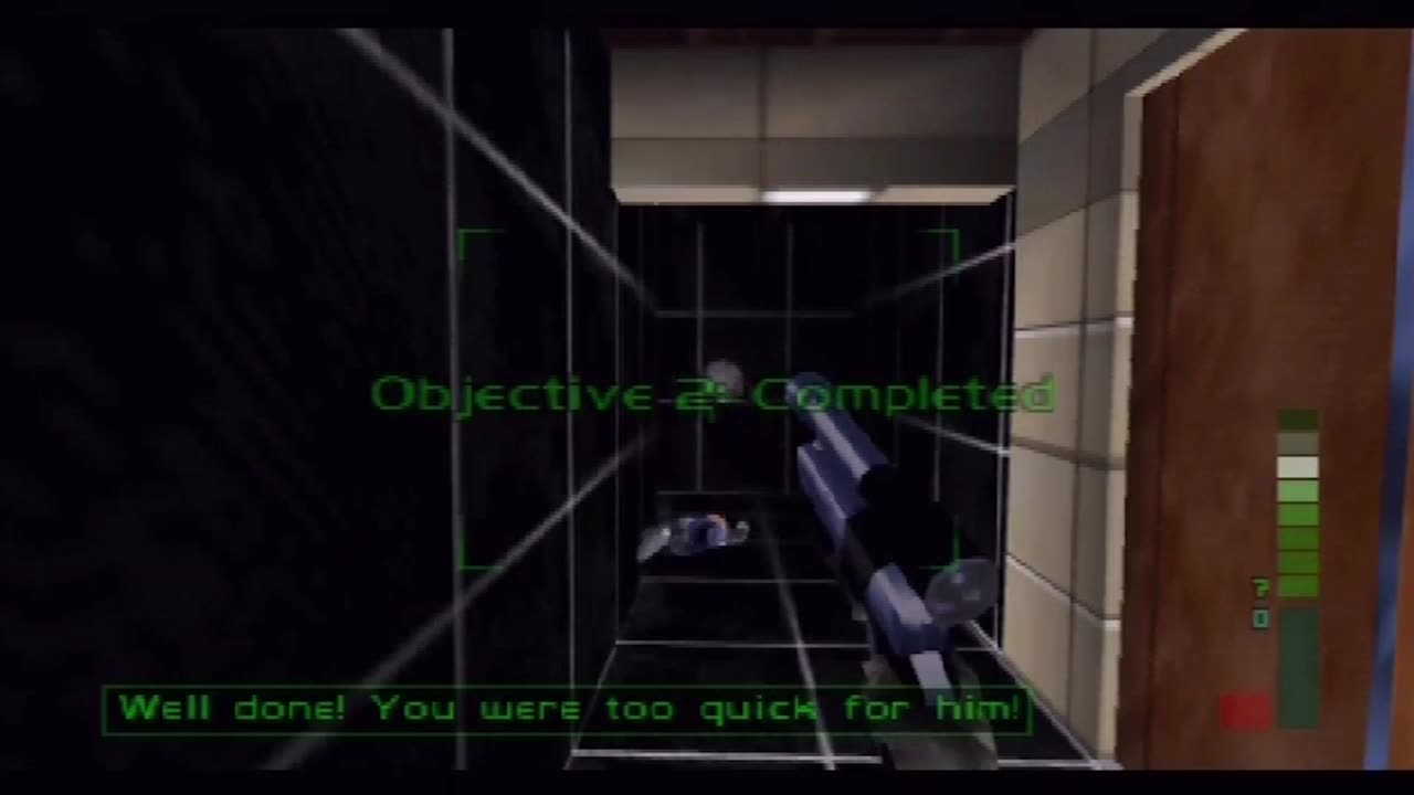 Perfect Dark Perfect Agent Playthrough (Actual N64 Capture) - The Duel