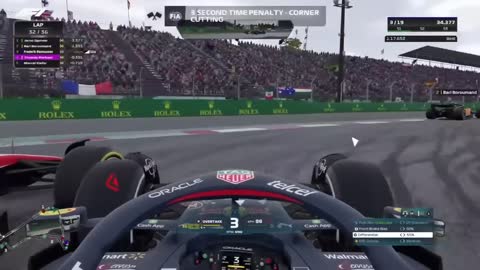 Rasmussen taking out Ronhaar in F1 Esports