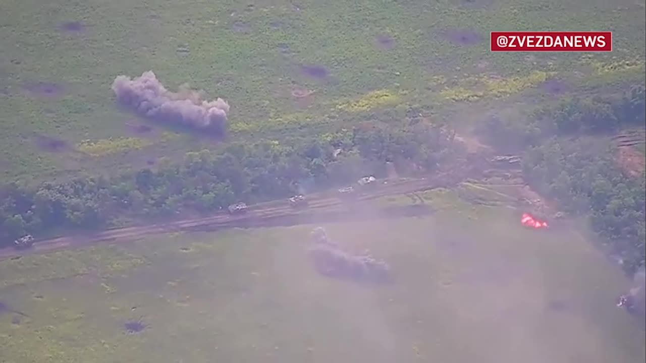 Mykolas convoy on western equipment yesterday in the Orekhovsky direction. Zaporizhia region.