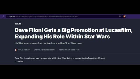 Dave Filoni promoted: What does it mean?