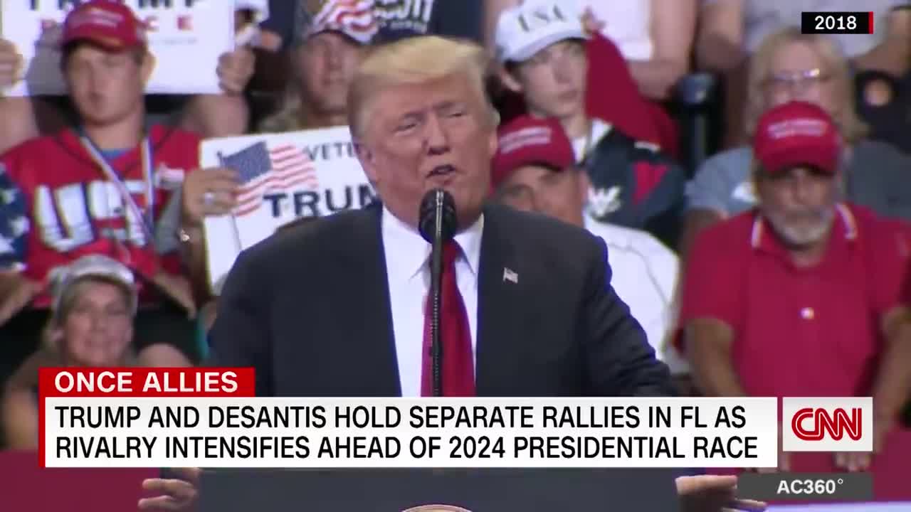 Trump and DeSantis rivalry spills into public view