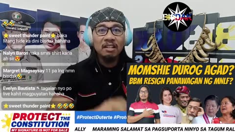 MOMSHIE DINUROG AGAD NG MGA DDS!? MNLF PINAG RESIGN NA SI BBM?