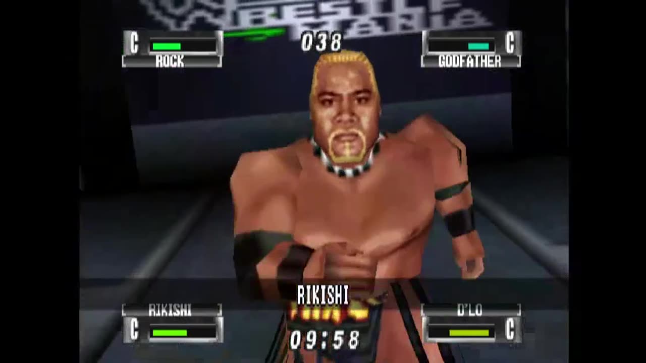 Rikishi Ring Run - WWF No Mercy - Game Play Only