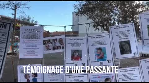 Les Masques Blancs Var-Est Sitting morts apres injection avec temoignages et videos des EI le 18 dec