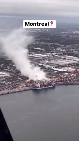 Massive lithium battery fire broke out at the Port of Montréal