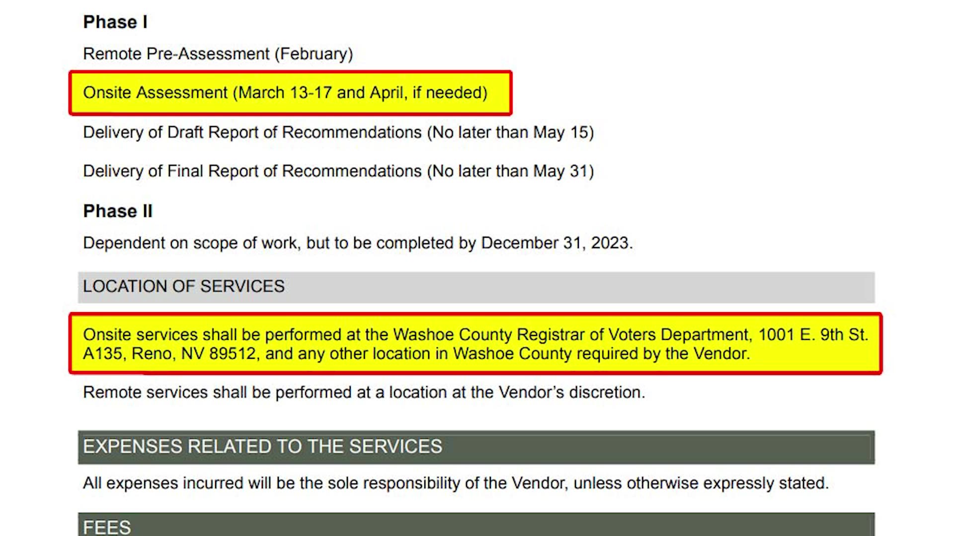 Eric Brown states there will be no boots on the ground when the SIGNED contract states otherwise.