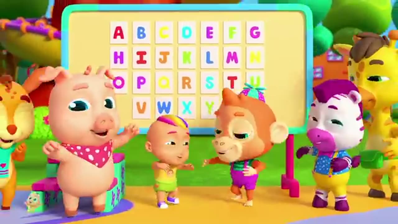 ABC Song - Alphabets Song For Kids - Songs For Babies - Nursery Rhymes with Zoobees - Kids Song