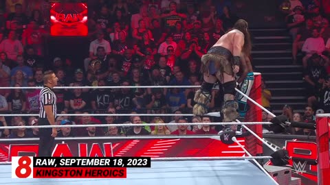 TOP 10 MONDAY RAW MOMENT 18/09/2023